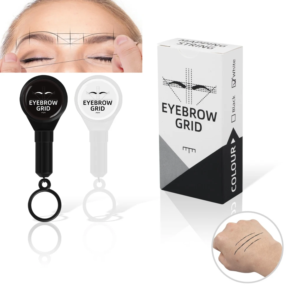 New Stretchable Eyebrow Grid Mapping Pre-ink String Microblading Eyebrows Makeup Dyeing Thread Positioning Measuring Tools
New Stretchable Eyebrow Grid Mapping Pre-ink String Microblading Eyebrows Makeup Dyeing Thread Positioning Measuring Tools