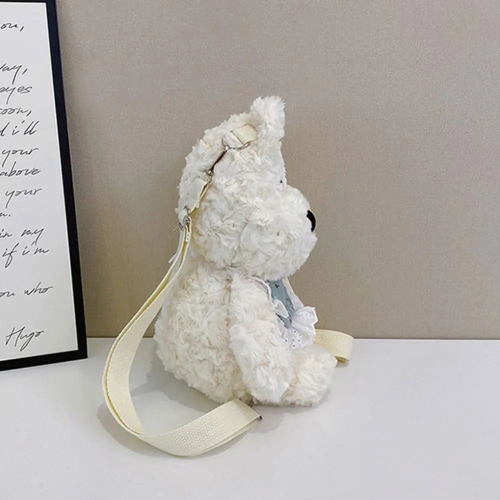 PP Cotton Westie Dog Plush Backpack Shoulder Bag Large Capacity Plushie Doll Fur Bag Collection Fluffy
PP Cotton Westie Dog Plush Backpack Shoulder Bag Large Capacity Plushie Doll Fur Bag Collection Fluffy