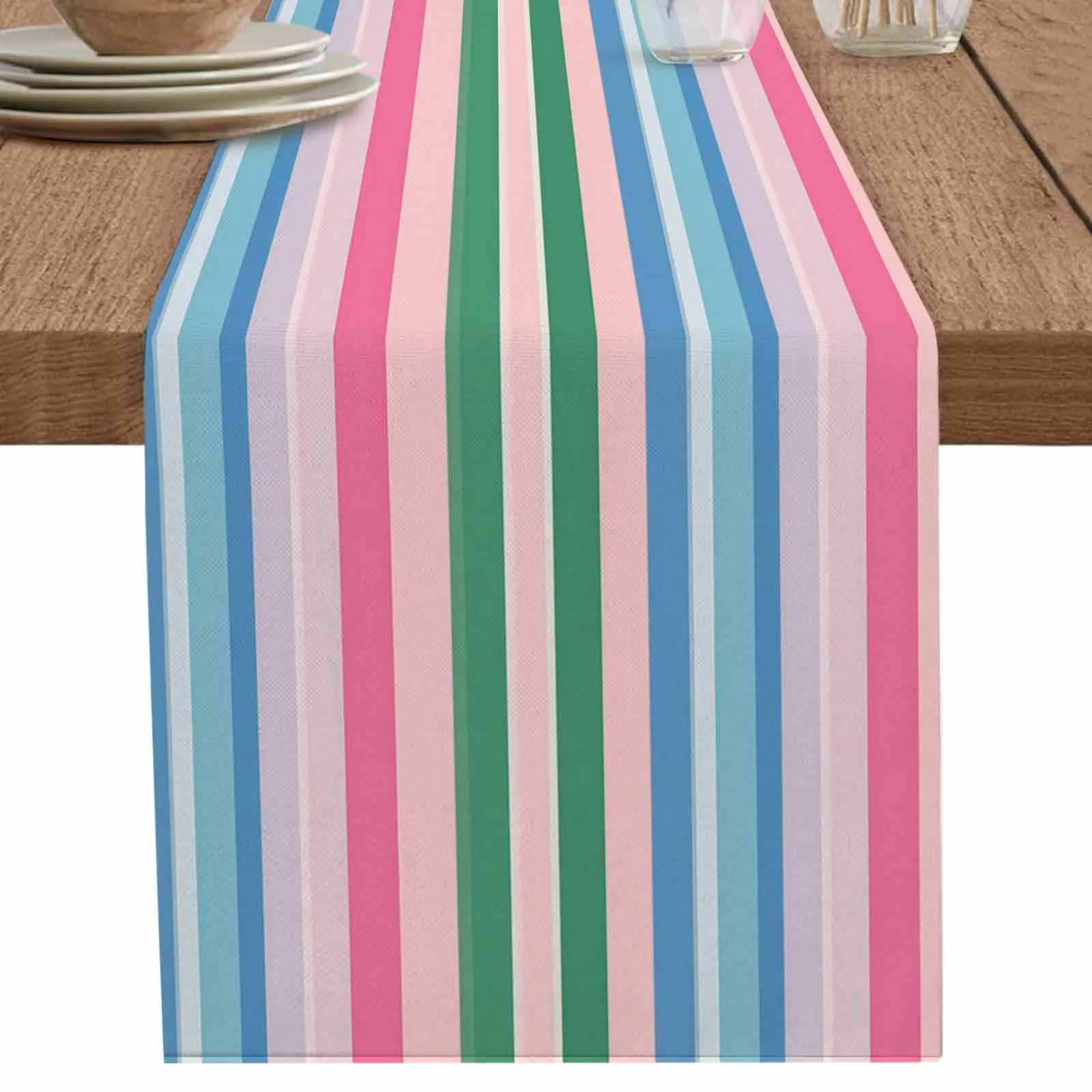 Multicolored Striped Table Runner Wedding Party Champagne Dining Room Restaurant Home Tablecloth Runners
Multicolored Striped Table Runner Wedding Party Champagne Dining Room Restaurant Home Tablecloth Runners