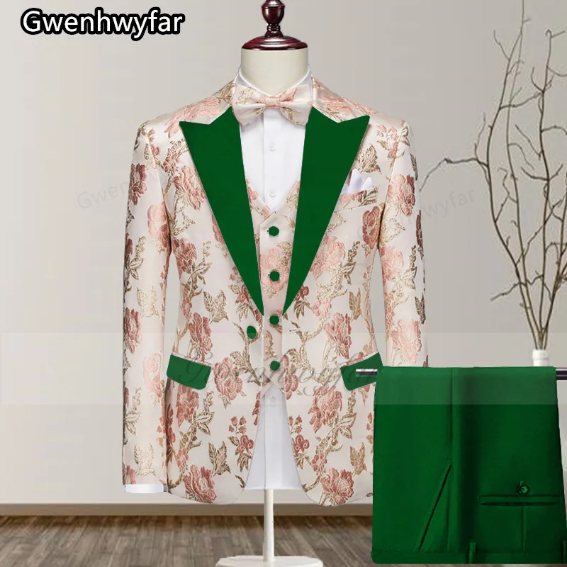 Gwenhwyfar 2025 New Men's Wedding Prom Set Fashion Slim Tuxedos Men's Formal Set 3 Pieces (Jacket+Pants+Vest) Costume Homme
Gwenhwyfar 2025 New Men's Wedding Prom Set Fashion Slim Tuxedos Men's Formal Set 3 Pieces (Jacket+Pants+Vest) Costume Homme