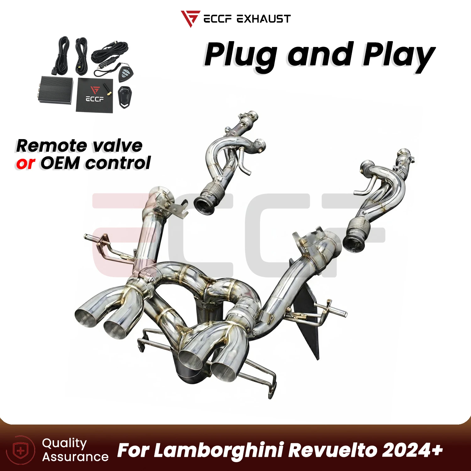 Sporty Stainless steel Complete exhaust system For Lamborghini Revuelto 2024+ Plug and Play Performance Upgrade
Sporty Stainless steel Complete exhaust system For Lamborghini Revuelto 2024+ Plug and Play Performance Upgrade