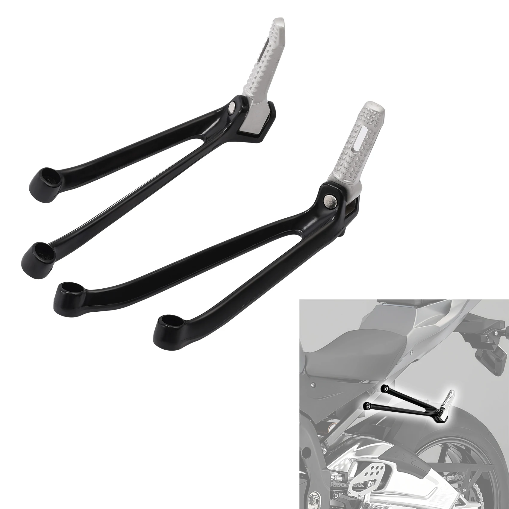 Rear Passenger Footpeg Footrest & Brackets Fit For BMW K47 S1000R K46 S1000RR K42 HP4 Motorcycle
Rear Passenger Footpeg Footrest & Brackets Fit For BMW K47 S1000R K46 S1000RR K42 HP4 Motorcycle