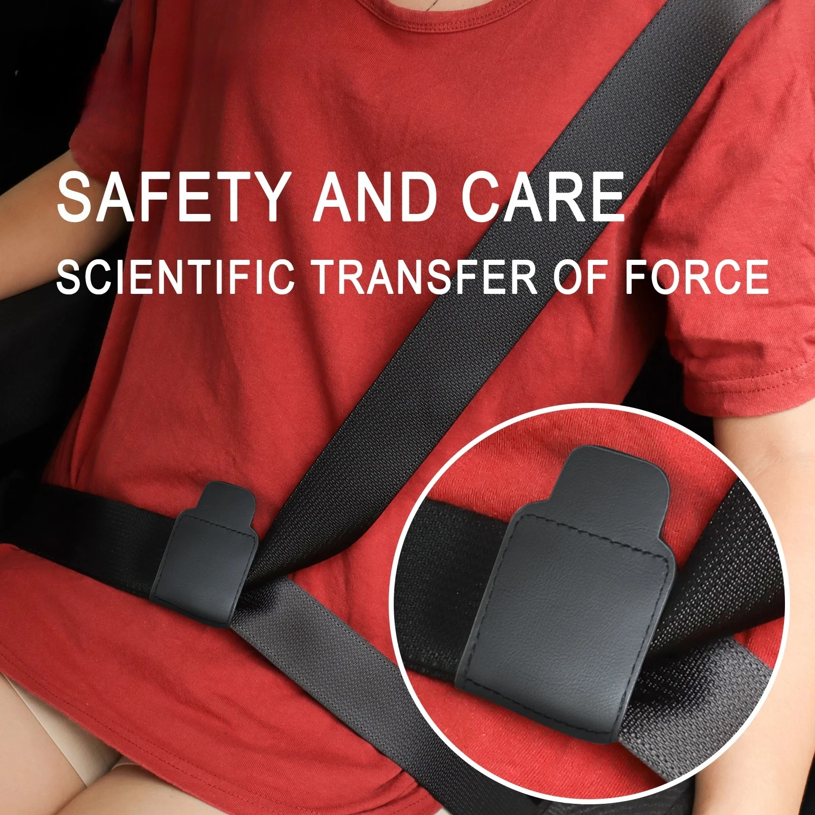 PU Leather Car Seat Belt Adjuster Black Seat Belt Limiter Fixed Clip Anti-stretching Neck Child Protection Car-Styling
PU Leather Car Seat Belt Adjuster Black Seat Belt Limiter Fixed Clip Anti-stretching Neck Child Protection Car-Styling