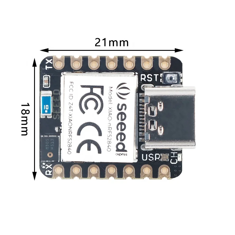 Ultra Low Power Seeeduino XIAO SENSE BLE 5.0 nRF52840 Arm Microcontroller For Arduino Nano UNO
Ultra Low Power Seeeduino XIAO SENSE BLE 5.0 nRF52840 Arm Microcontroller For Arduino Nano UNO