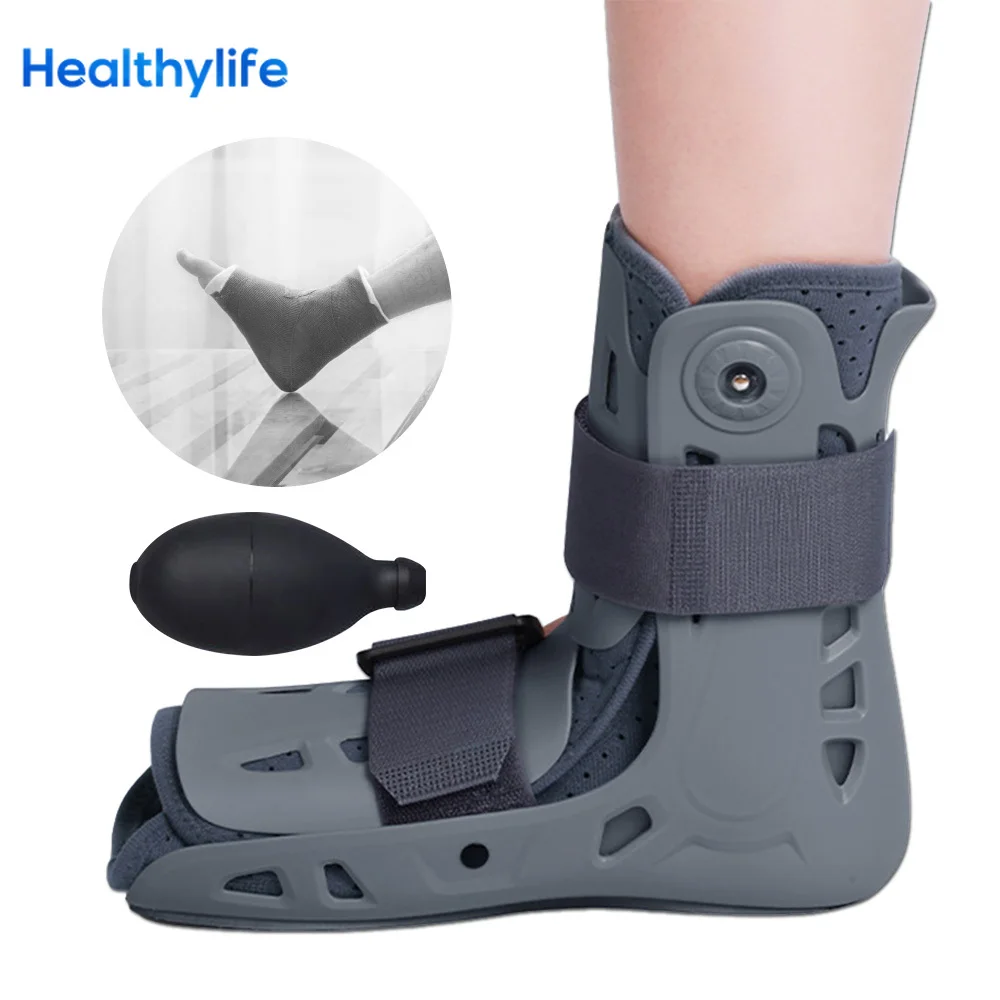Walking Boot for Broken Foot, Dual Independent Inflatable Airbags and Anti-slip Sole, Air Walker Boot Fits Both Feet Health Care
Walking Boot for Broken Foot, Dual Independent Inflatable Airbags and Anti-slip Sole, Air Walker Boot Fits Both Feet Health Care