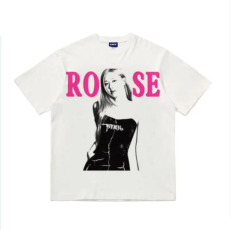 Simple and Atmospheric Pure Cotton Printing American T-shirt Printing Summer Pure Cotton Short Sleeves Trendy Brand Short
Simple and Atmospheric Pure Cotton Printing American T-shirt Printing Summer Pure Cotton Short Sleeves Trendy Brand Short
