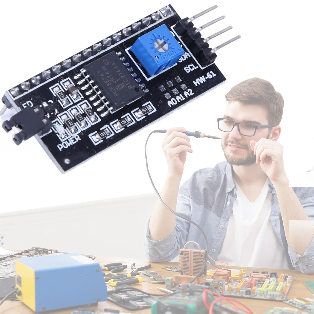 PCF8574 LCD Display Adapter Module IIC I2C LCD1602 2004 IIC Serial Interface Board for Arduino Robort Parts
