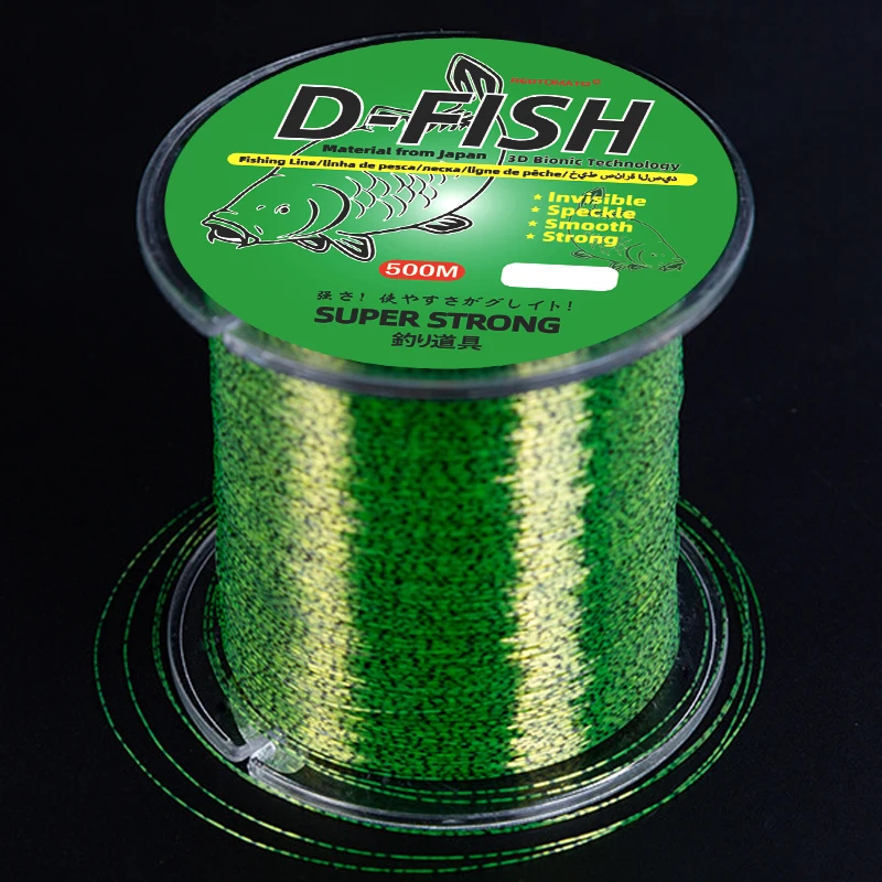 500M Spotted Monofilament Fishing Line Super Strong Nylon Abrasion Resistant Invisible for Freshwater & Saltwate Fishing
500M Spotted Monofilament Fishing Line Super Strong Nylon Abrasion Resistant Invisible for Freshwater & Saltwate Fishing