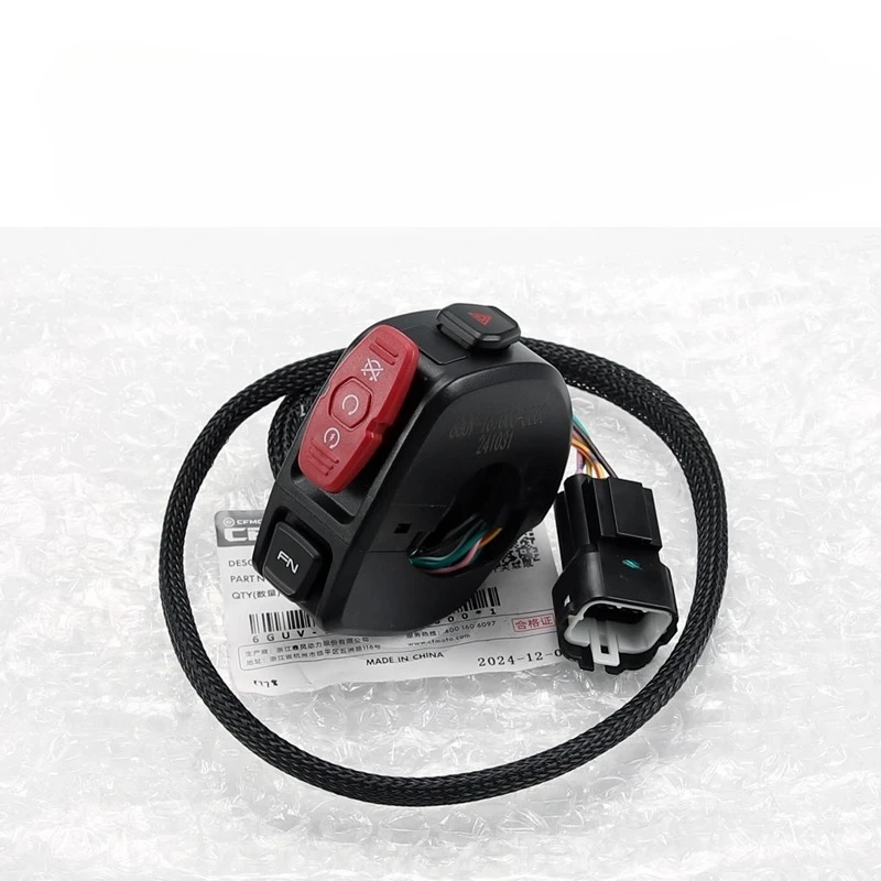 Ручка переключателя для CFMOTO 675SR-R 675SRR 675SR R 675SS, оригинальная ручка для активации звукового сигнала, рулевой переключатель фар зажигания
Ручка переключателя для CFMOTO 675SR-R 675SRR 675SR R 675SS, оригинальная ручка для активации звукового сигнала, рулевой переключатель фар зажигания