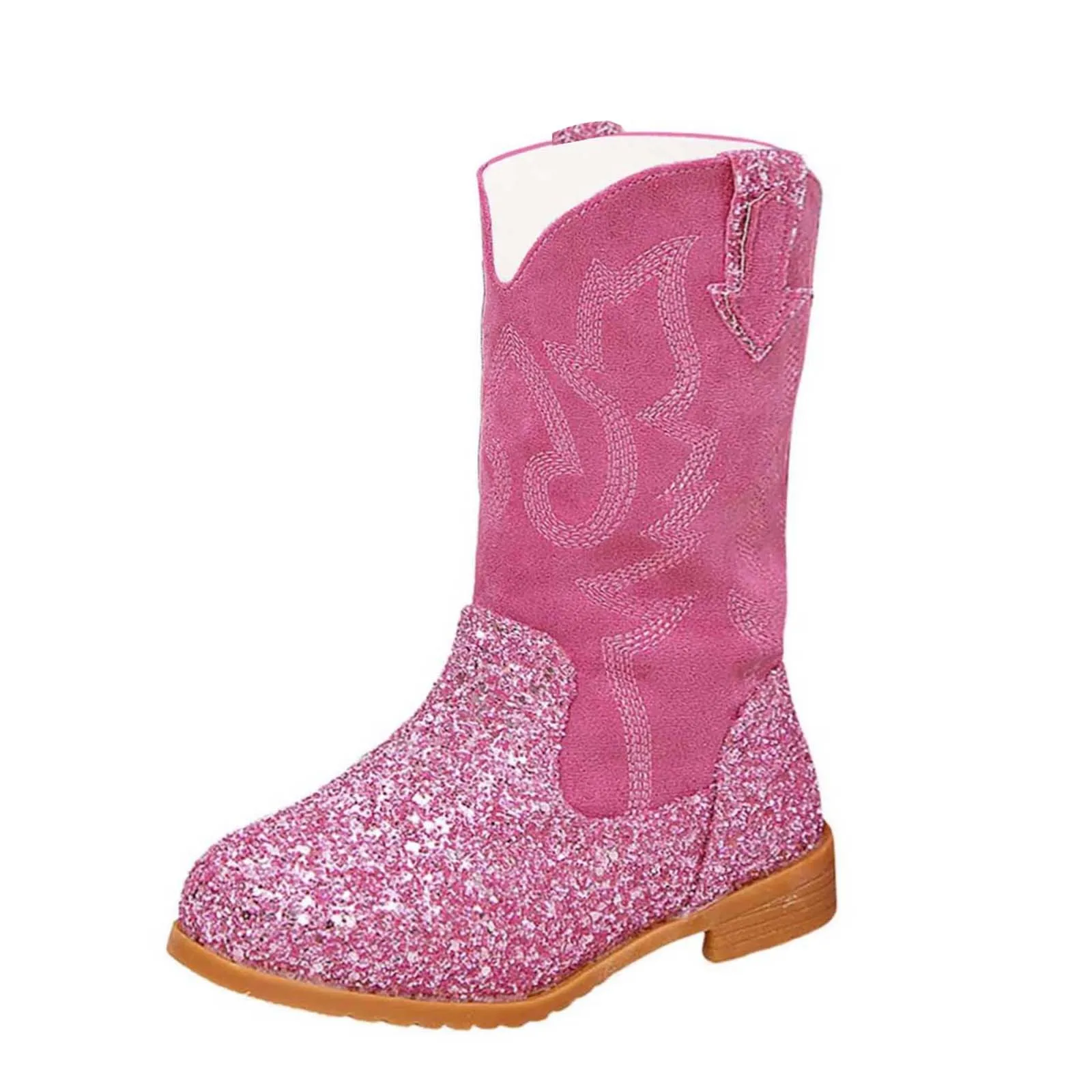 Boots for Girls Girls Boots Mid Calf Round Toe Glitter Toddler Western Cowboy Boot Little Kid Big Kid White Boots for Girls
Boots for Girls Girls Boots Mid Calf Round Toe Glitter Toddler Western Cowboy Boot Little Kid Big Kid White Boots for Girls