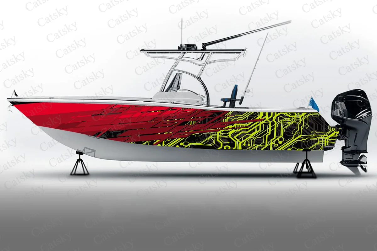 Design abstract irregular graphic vector Boat Sticker Packaging Fish Boat Waterproof Custom Marine Boat Sticker boat wrap vinyl
Design abstract irregular graphic vector Boat Sticker Packaging Fish Boat Waterproof Custom Marine Boat Sticker boat wrap vinyl