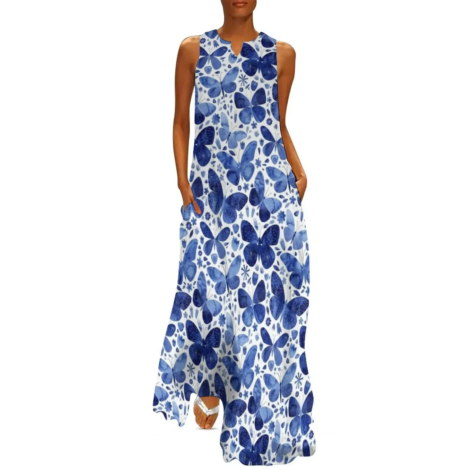 Blue Butterflies Long Dress elegant women's dresses for wedding long sleeve dress Dress woman prom dresses
Blue Butterflies Long Dress elegant women's dresses for wedding long sleeve dress Dress woman prom dresses