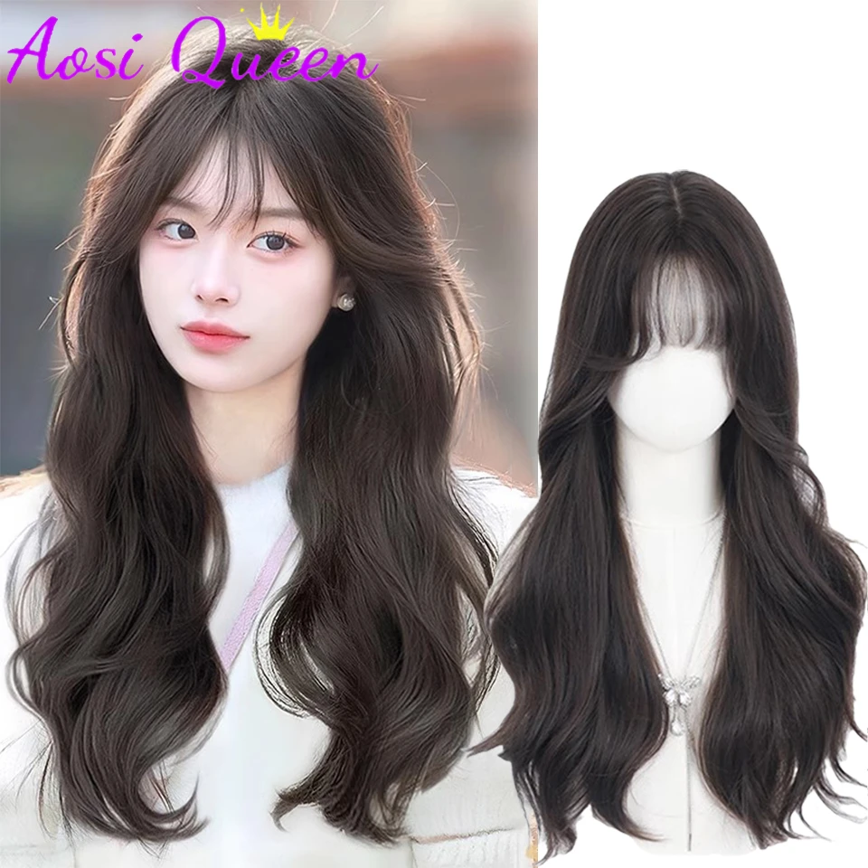 AS синтетический женский топпер для длинных волос, пушистая синтетическая шпилька с французской челкой, волнистые вьющиеся прямые волосы, сменный парик для волос
AS синтетический женский топпер для длинных волос, пушистая синтетическая шпилька с французской челкой, волнистые вьющиеся прямые волосы, сменный парик для волос