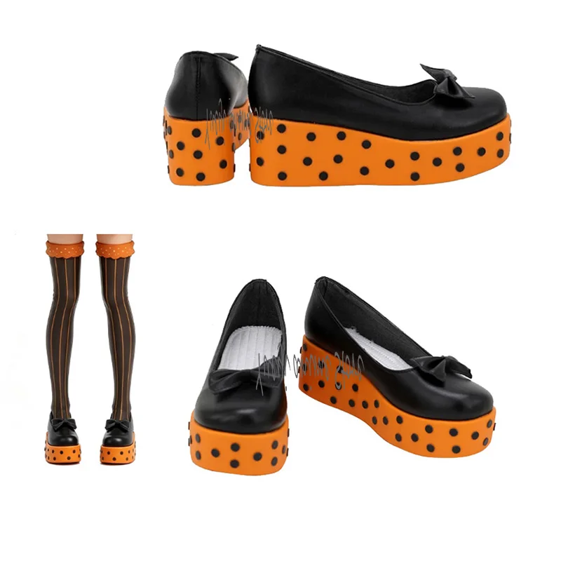 Anime Miku Pumpkin Cosplay Shoes Boots Halloween Carnival Props Custom Size
Anime Miku Pumpkin Cosplay Shoes Boots Halloween Carnival Props Custom Size