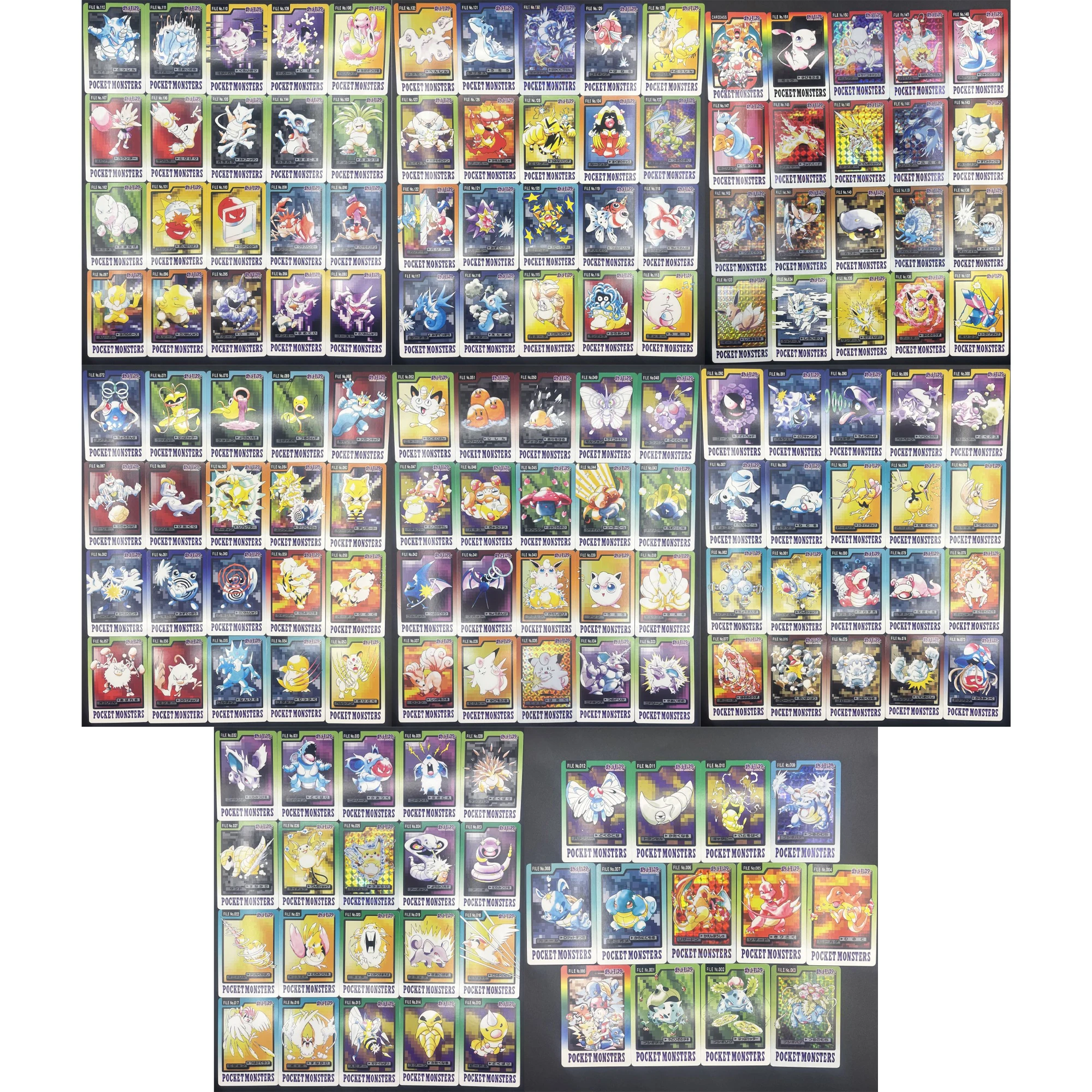 153Pcs/set Ptcg Generation 1 Eevee Mew Charizard Mewtwo Illustration Flash Cards Rare Classic Anime Collection Cards Toy
153Pcs/set Ptcg Generation 1 Eevee Mew Charizard Mewtwo Illustration Flash Cards Rare Classic Anime Collection Cards Toy