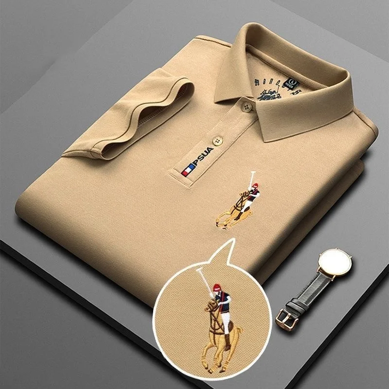 Men's high-quality short sleeved polo shirt, collar T-shirt, casual breathable top, summer new item, plus size men's fashion
Men's high-quality short sleeved polo shirt, collar T-shirt, casual breathable top, summer new item, plus size men's fashion