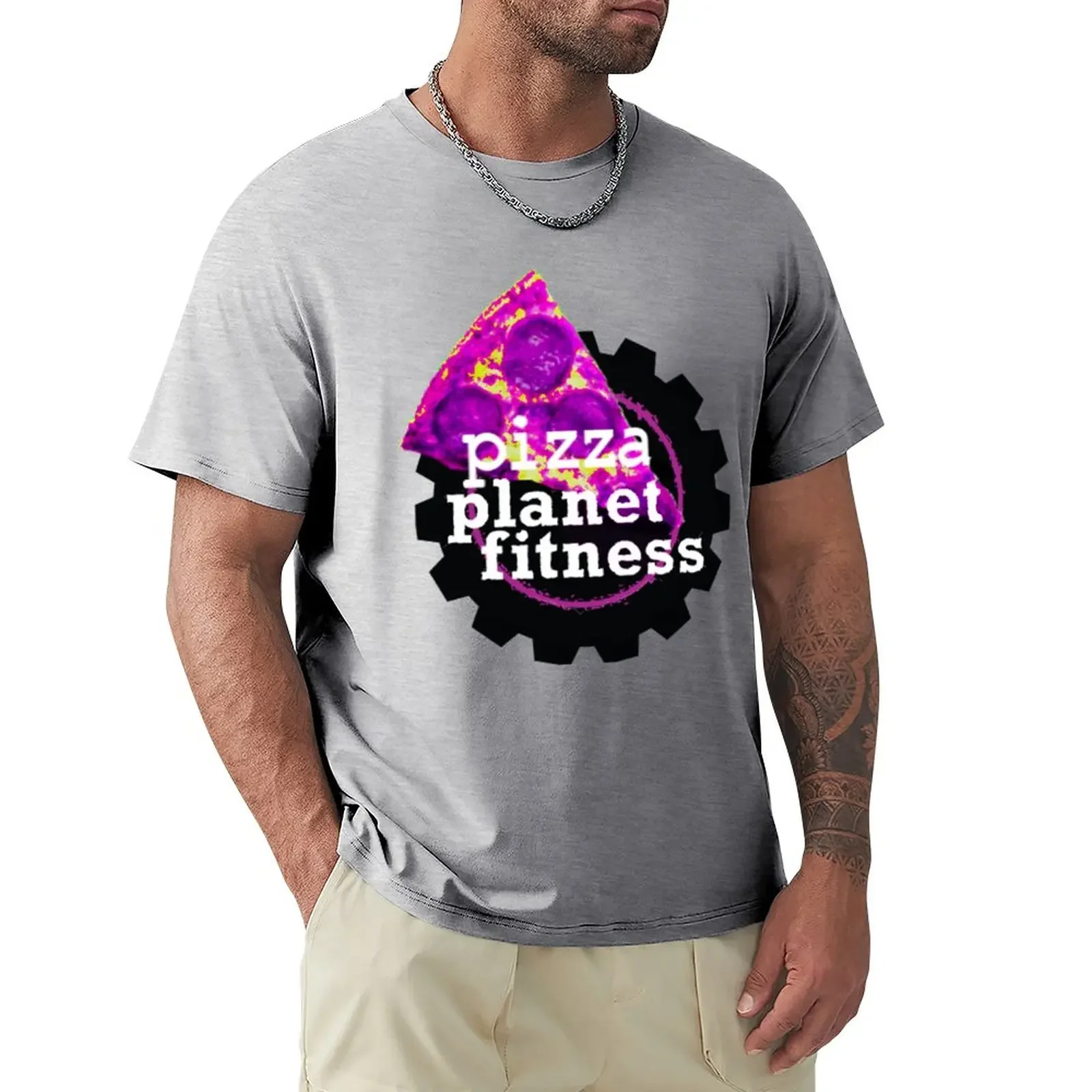 Funny Fitness Planet Parody T-Shirt kawaii clothes blacks summer top men clothings
Funny Fitness Planet Parody T-Shirt kawaii clothes blacks summer top men clothings