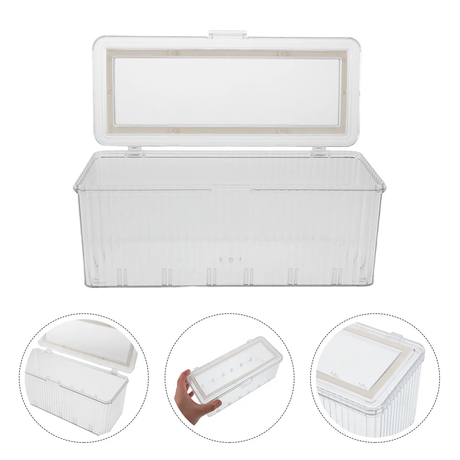 Acrylic Bracelet Storage Box Rectangular Clear Jewelry Organizer Portable Travel Case for Earrings Ring Necklace Women Girls
Acrylic Bracelet Storage Box Rectangular Clear Jewelry Organizer Portable Travel Case for Earrings Ring Necklace Women Girls