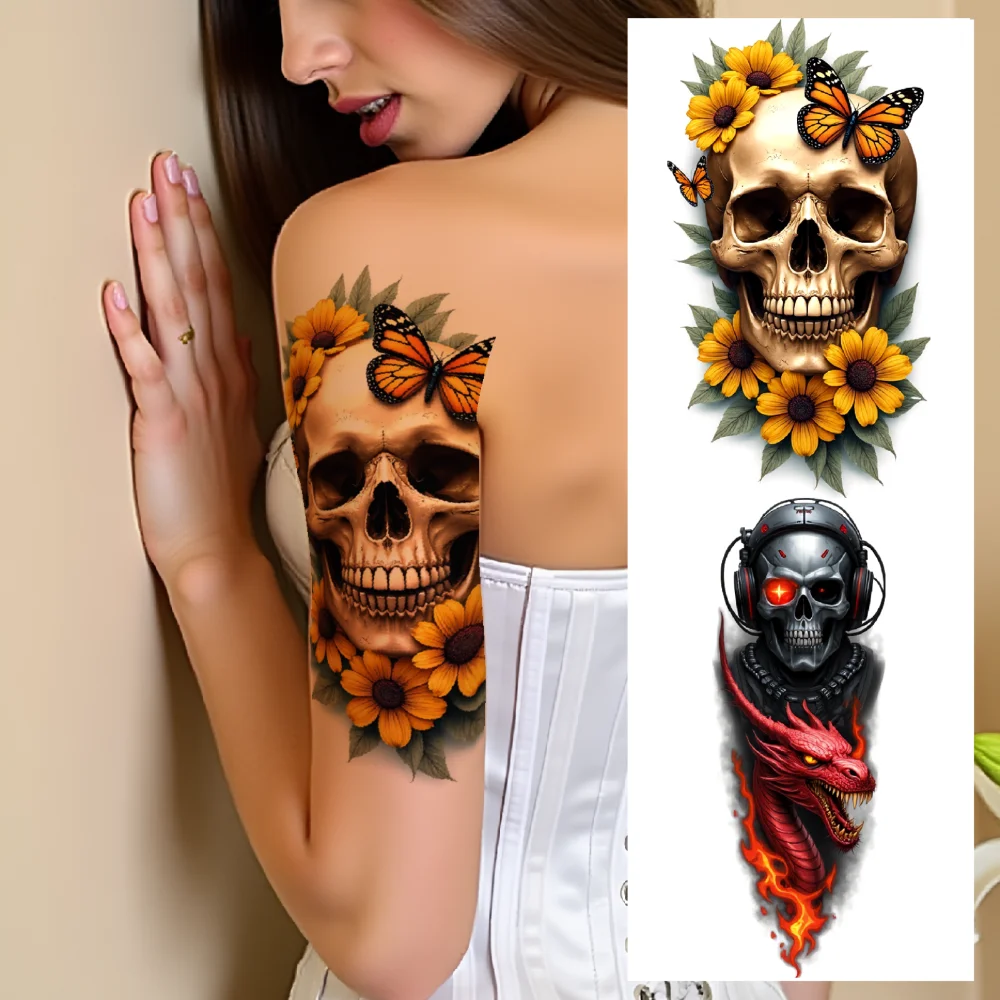 3pcs Temporary Tattoo Colorful Realism Hooded Skull With Lantern Hooded Skeleton With Torch Hooded Skeleton With For Men
3pcs Temporary Tattoo Colorful Realism Hooded Skull With Lantern Hooded Skeleton With Torch Hooded Skeleton With For Men