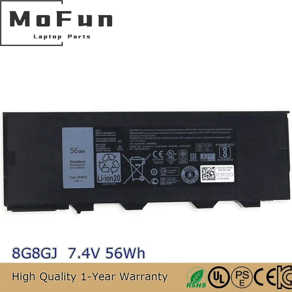 Original Battery for Dell 8g8gj Genuine 7204 Rugged 03nvth 51-bbjj Njtch Vd0fx 56wh 7.4v Battery
Original Battery for Dell 8g8gj Genuine 7204 Rugged 03nvth 51-bbjj Njtch Vd0fx 56wh 7.4v Battery