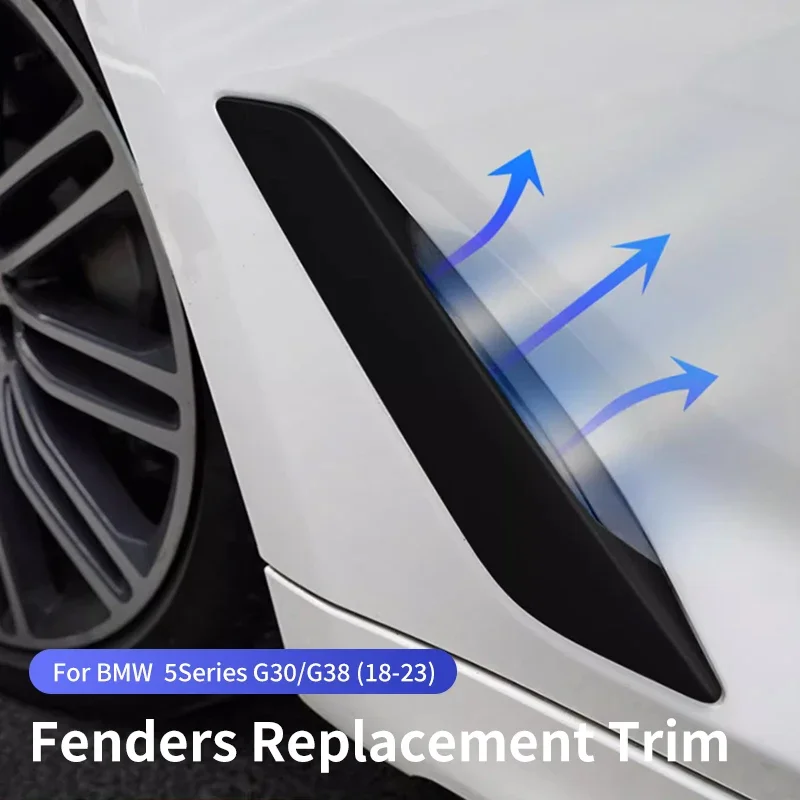 2pcs Car Door Fender Vent Sticker For BMW Series5 G30 G38 18-23 ABS Auto Side Wing Air Flow Fender Cover Trim Exterior Accessory
2pcs Car Door Fender Vent Sticker For BMW Series5 G30 G38 18-23 ABS Auto Side Wing Air Flow Fender Cover Trim Exterior Accessory