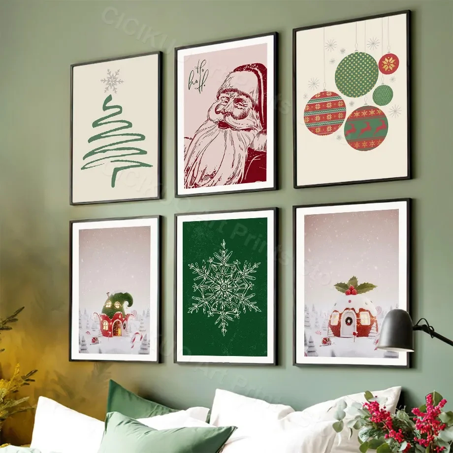 Christmas Elves House Winter Xmas Tree Santa Wall Art Canvas Painting Nordic Posters Prints Wall Pictures For Living Room Decor
Christmas Elves House Winter Xmas Tree Santa Wall Art Canvas Painting Nordic Posters Prints Wall Pictures For Living Room Decor