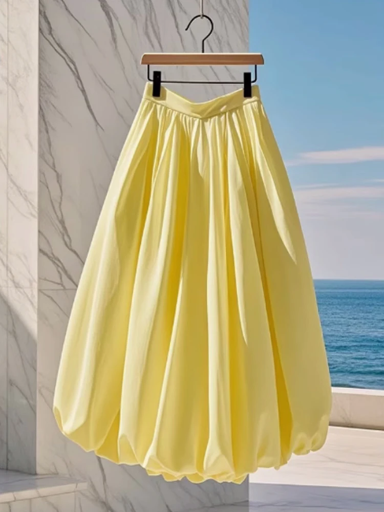 French style high waist slimming A-line skirt 2025 spring temperament super beautiful dopamine yellow flower bud half skirt
French style high waist slimming A-line skirt 2025 spring temperament super beautiful dopamine yellow flower bud half skirt