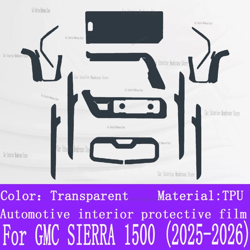 For GMC SIERRA 1500 (2025 2026) Gearbox Panel Navigation Screen Automotive Interior TPU Protective Film Cover Anti-Scratch
For GMC SIERRA 1500 (2025 2026) Gearbox Panel Navigation Screen Automotive Interior TPU Protective Film Cover Anti-Scratch