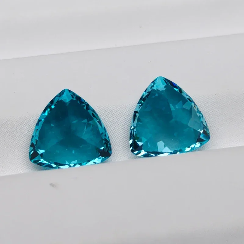 Trillyon Shape Lab Grown Paraiba Neon Blue Color VVS1 for DIY Charms Advanced Jewelry Making Materials Charms with Certificate
Trillyon Shape Lab Grown Paraiba Neon Blue Color VVS1 for DIY Charms Advanced Jewelry Making Materials Charms with Certificate
