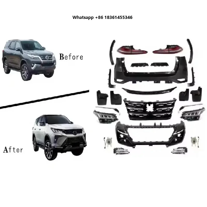 For 2021 Fortuner Low Type Front Bumper Grille Body Parts Bestseller 2015 for Fortuner Upgrade
For 2021 Fortuner Low Type Front Bumper Grille Body Parts Bestseller 2015 for Fortuner Upgrade