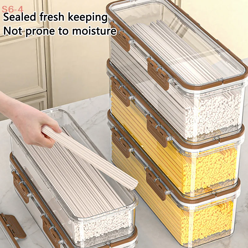 【S64】Storage Box Sealed Containers Leakproof Storage Box For Spaghetti Noodle Pasta Grain Highly Sealed Against Moisture Dust
【S64】Storage Box Sealed Containers Leakproof Storage Box For Spaghetti Noodle Pasta Grain Highly Sealed Against Moisture Dust