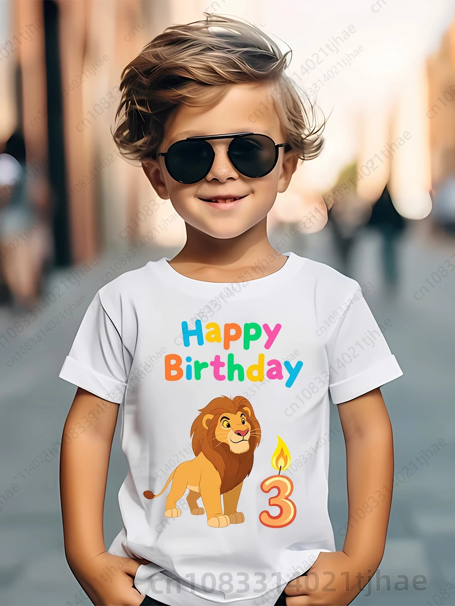 Disney The Lion King Simba 1-9 Детские футболки на день рождения для детской вечеринки Футболки для мальчиков Футболки для девочек Вечерние детские топы
Disney The Lion King Simba 1-9 Детские футболки на день рождения для детской вечеринки Футболки для мальчиков Футболки для девочек Вечерние детские топы