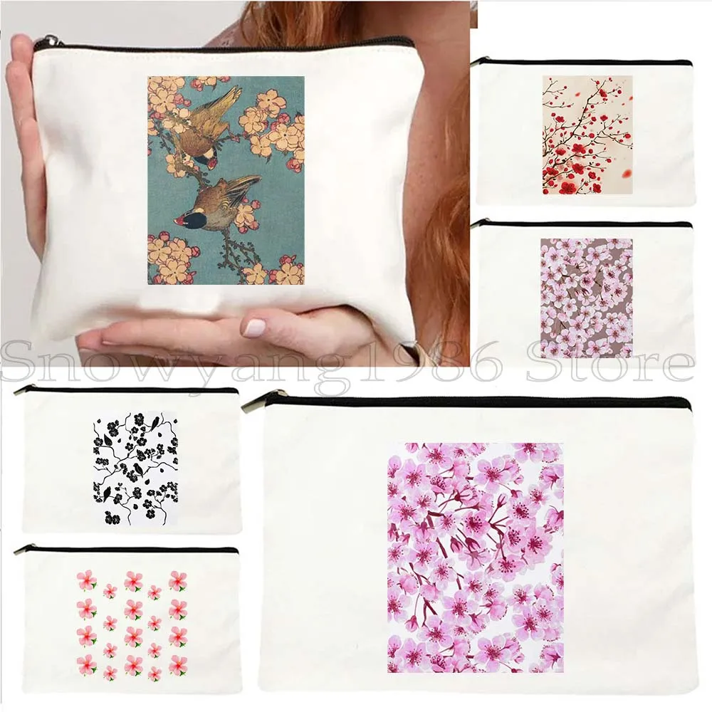 Butterfly Cherry Blossom Flowers Sakura Birds Flowers Hokusai Japanese Art Canvas Cosmetic Bag Makeup Lipstick Pouch Pencil Case
Butterfly Cherry Blossom Flowers Sakura Birds Flowers Hokusai Japanese Art Canvas Cosmetic Bag Makeup Lipstick Pouch Pencil Case