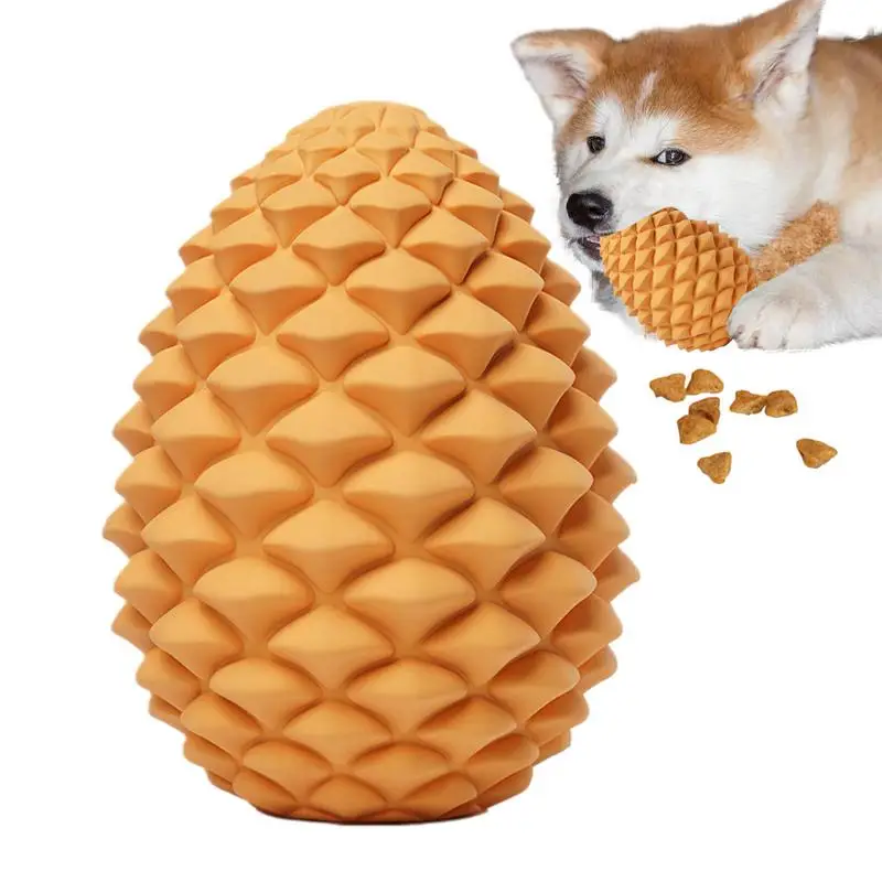 Dog Treat Dispensing Toy Pine Cone Dog Chew Toy Bite Resistant Pet Supplies For Dog Puppy For Treat Dispensing Teeth Cleaning
Dog Treat Dispensing Toy Pine Cone Dog Chew Toy Bite Resistant Pet Supplies For Dog Puppy For Treat Dispensing Teeth Cleaning