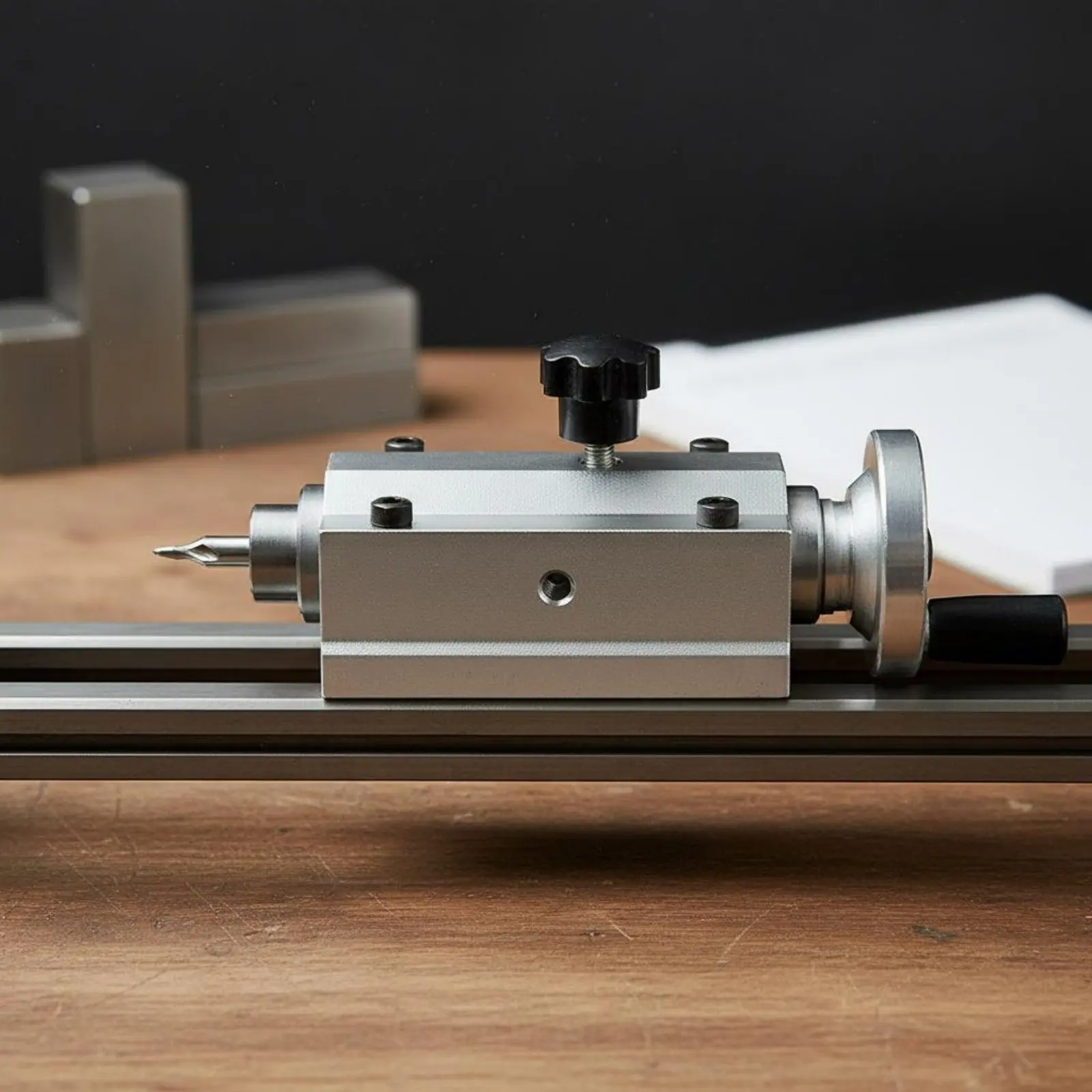 Micro Lathe Tailstock Set High Precision Mini Lathe Tailstock Assembly B12 Live Center Point Easy to Install for Metalworking
Micro Lathe Tailstock Set High Precision Mini Lathe Tailstock Assembly B12 Live Center Point Easy to Install for Metalworking