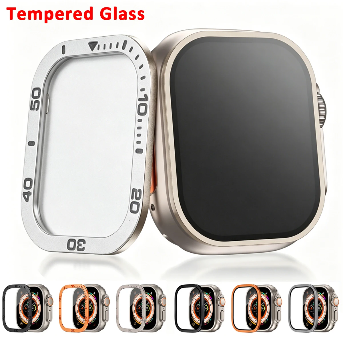 for Apple Watch Ultra 3 49mm Screen Protector Tempered Glass Cover Frame Aluminum Alloy Glass Film for iWatch Ultra 2 1 Bezel
for Apple Watch Ultra 3 49mm Screen Protector Tempered Glass Cover Frame Aluminum Alloy Glass Film for iWatch Ultra 2 1 Bezel