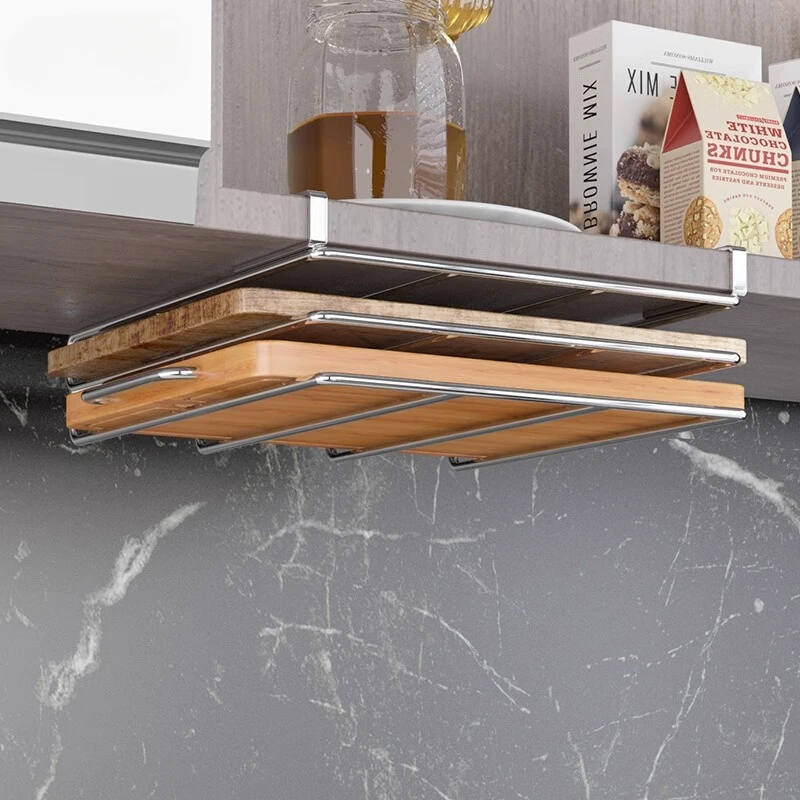 304 stainless steel cutting board rack, kitchen lid rack, wall-mounted placement rack
304 stainless steel cutting board rack, kitchen lid rack, wall-mounted placement rack