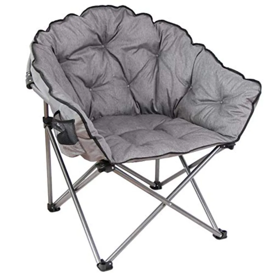 C932S-129 Padded Cushion Outdoor Folding Lounge Patio Club Chair Gray
C932S-129 Padded Cushion Outdoor Folding Lounge Patio Club Chair Gray