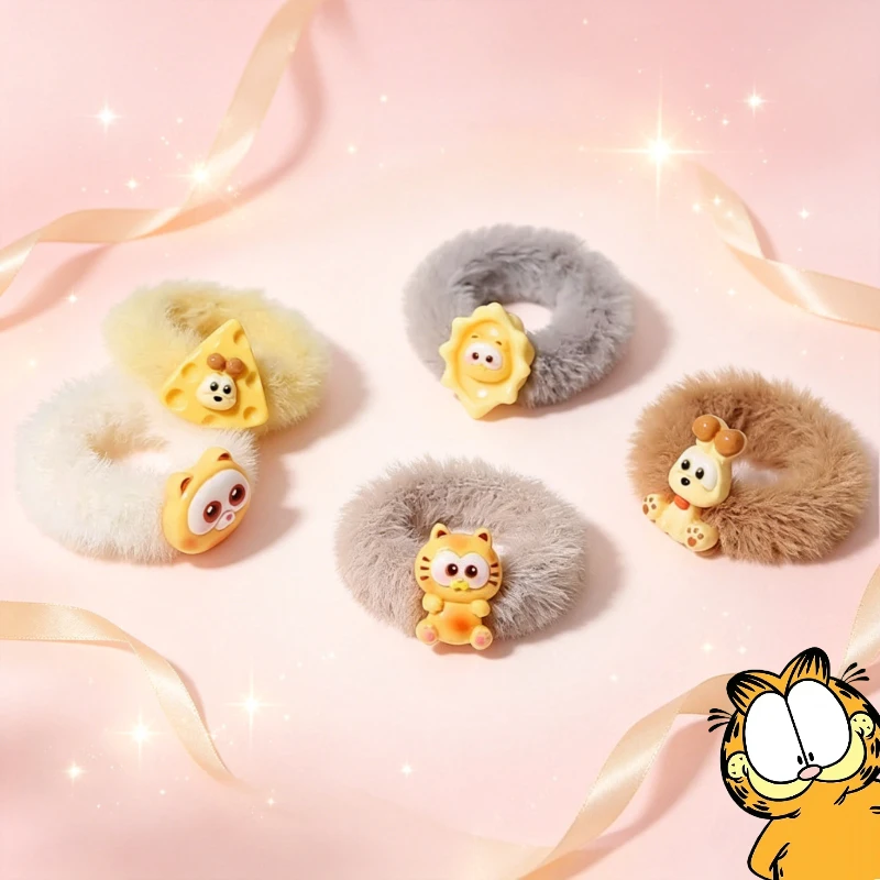 Garfield cartoon cute hair tie kawaii girls plush elastic sweet hair band hair rope bracelet anime merchandise wholesale
Garfield cartoon cute hair tie kawaii girls plush elastic sweet hair band hair rope bracelet anime merchandise wholesale
