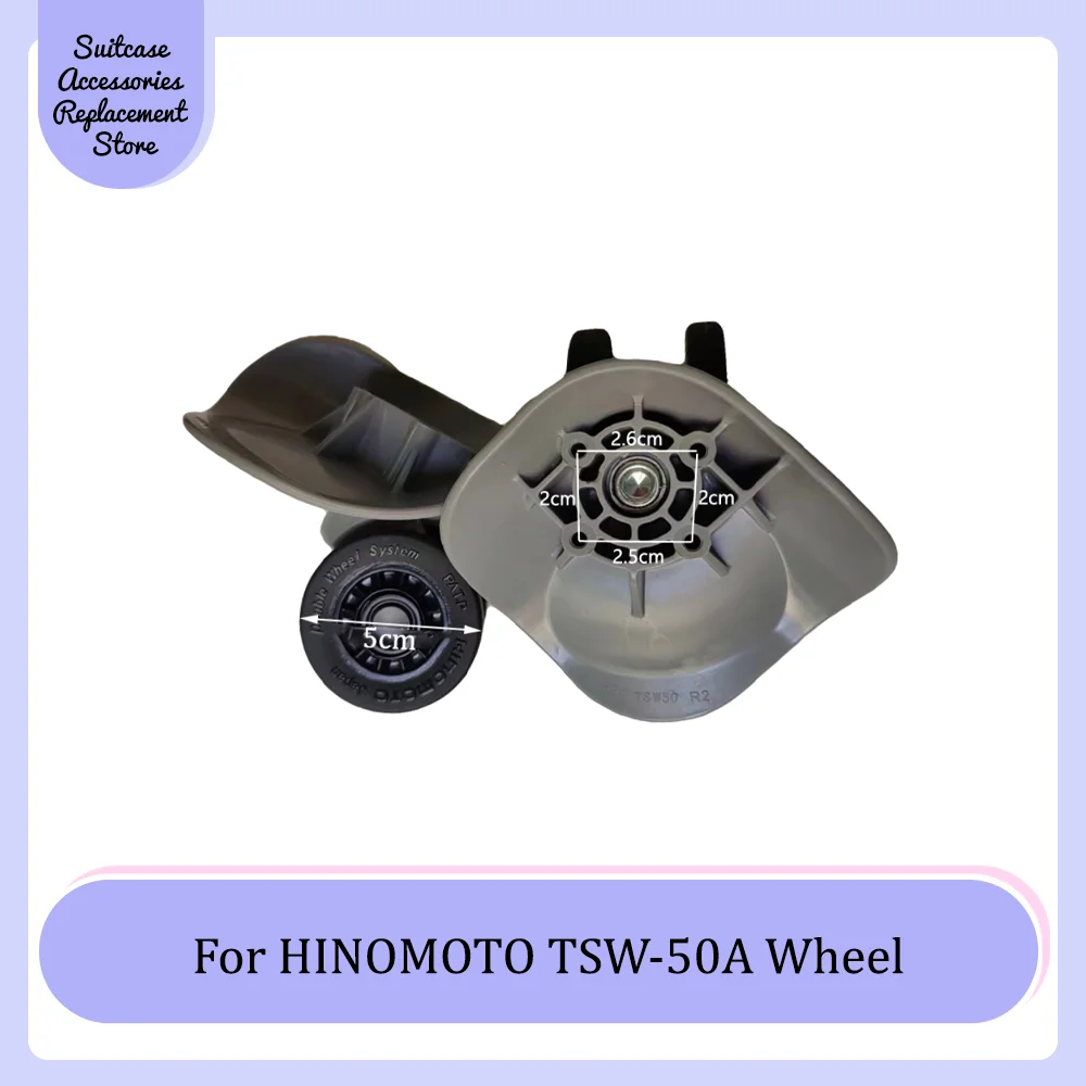 For HINOMOTO TSW-50A Universal Wheel Replacement Trolley Suitcase Smooth Silent Shock Absorbing Durable Roller Accessories Wheel
For HINOMOTO TSW-50A Universal Wheel Replacement Trolley Suitcase Smooth Silent Shock Absorbing Durable Roller Accessories Wheel