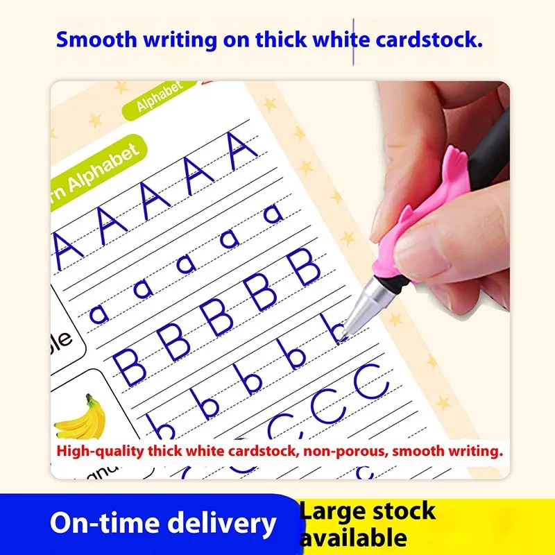 Full English Groove Training Picture Book Busy Book Children Early Education Enlightenment Calligraphy Paste Book
Full English Groove Training Picture Book Busy Book Children Early Education Enlightenment Calligraphy Paste Book