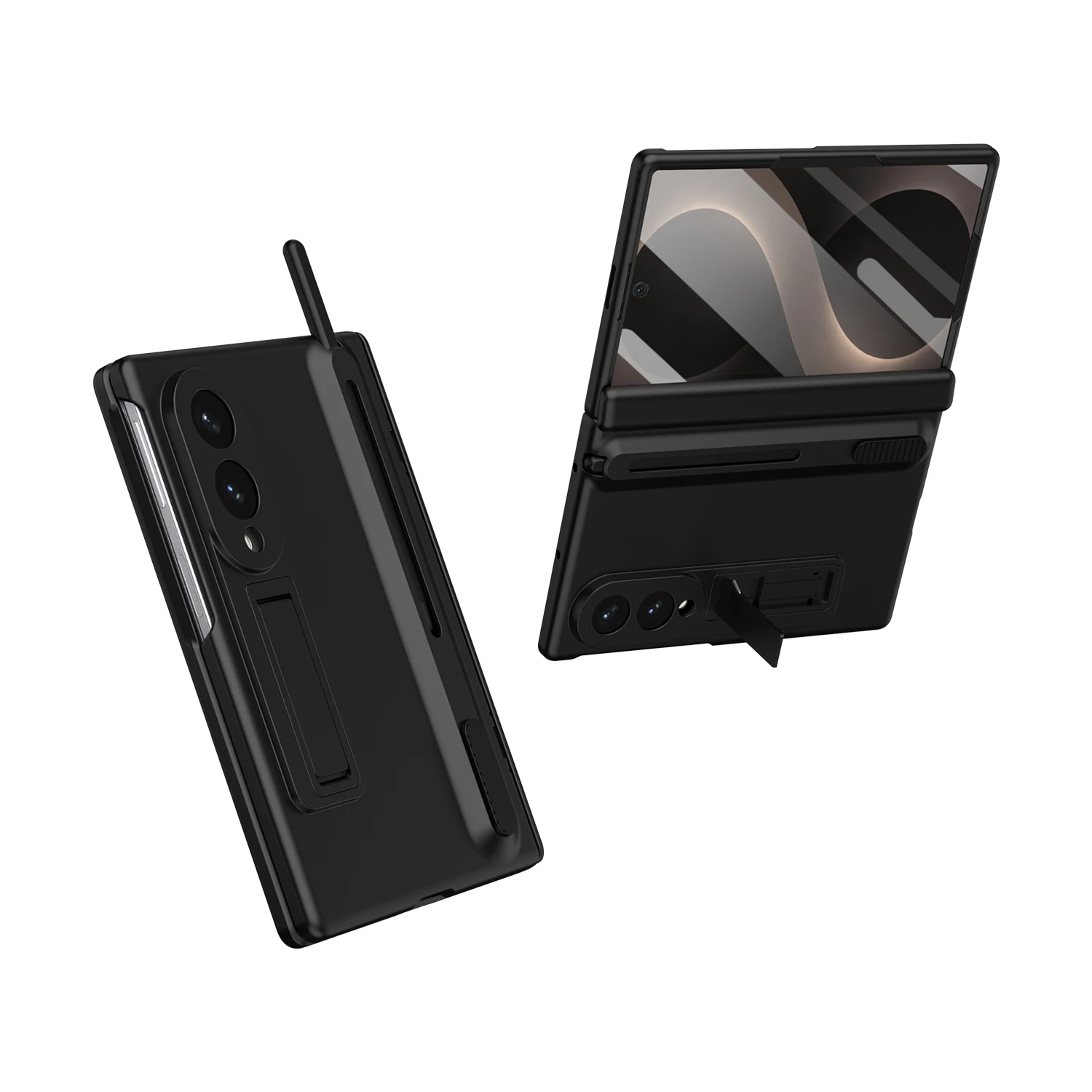 Folding Phone Case For Samsung Galaxy Z Fold 8 Ultra Magnetic Pen slot small screen tempered glass hinge protection stand cover
Folding Phone Case For Samsung Galaxy Z Fold 8 Ultra Magnetic Pen slot small screen tempered glass hinge protection stand cover