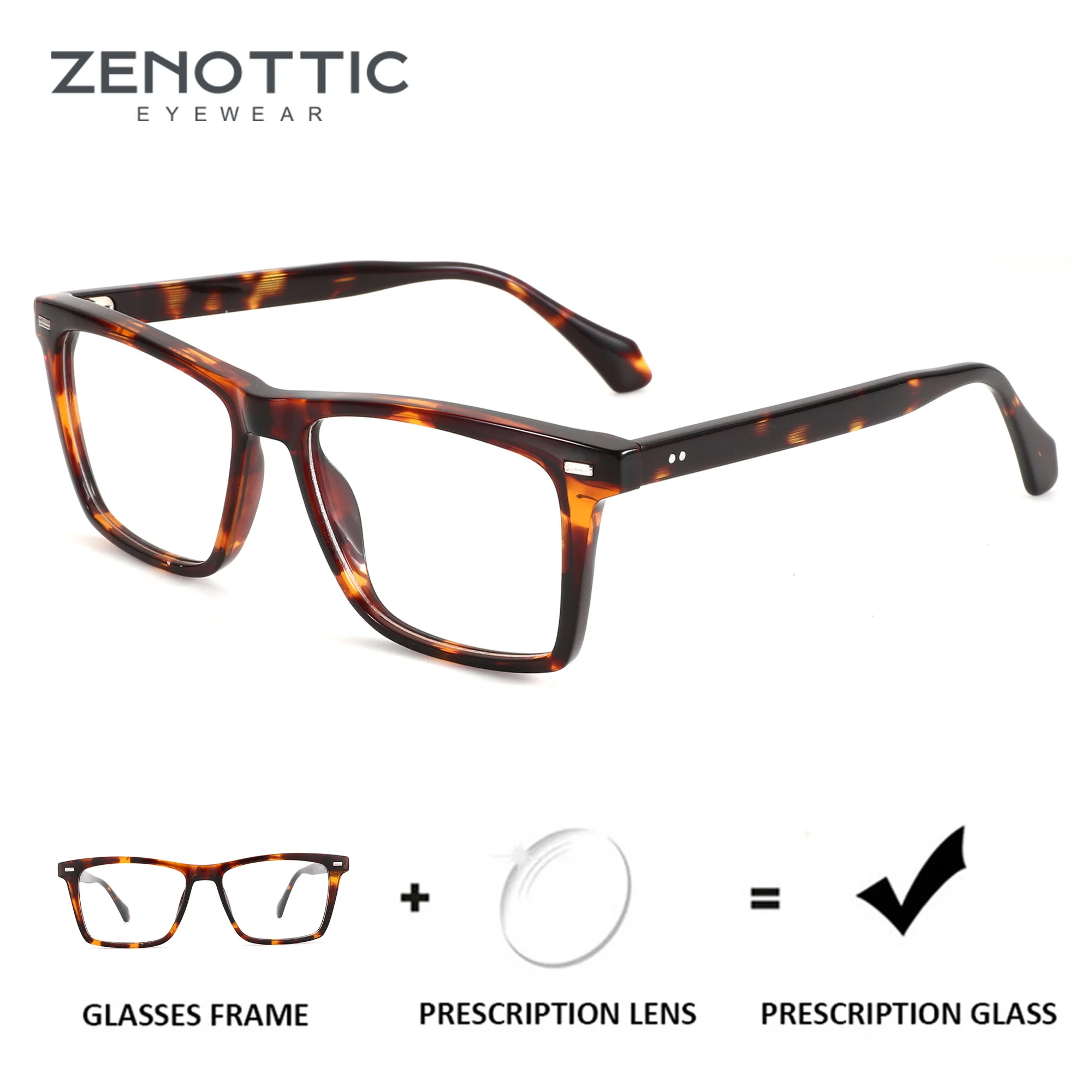 ZENOTTIC Rectangle Prescription Glasses For Men Photochromic Custom Lenses Anti Blue Light Progressive Multifocal Eyeglasses
ZENOTTIC Rectangle Prescription Glasses For Men Photochromic Custom Lenses Anti Blue Light Progressive Multifocal Eyeglasses