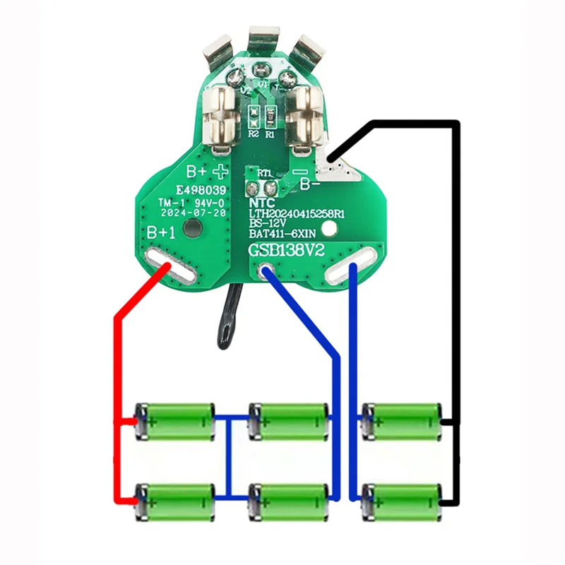 BMBY-3X BAT411 Li- Battery Charging Protection Board PCB Board Circuit Board For 10.8V 12V Battery
BMBY-3X BAT411 Li- Battery Charging Protection Board PCB Board Circuit Board For 10.8V 12V Battery