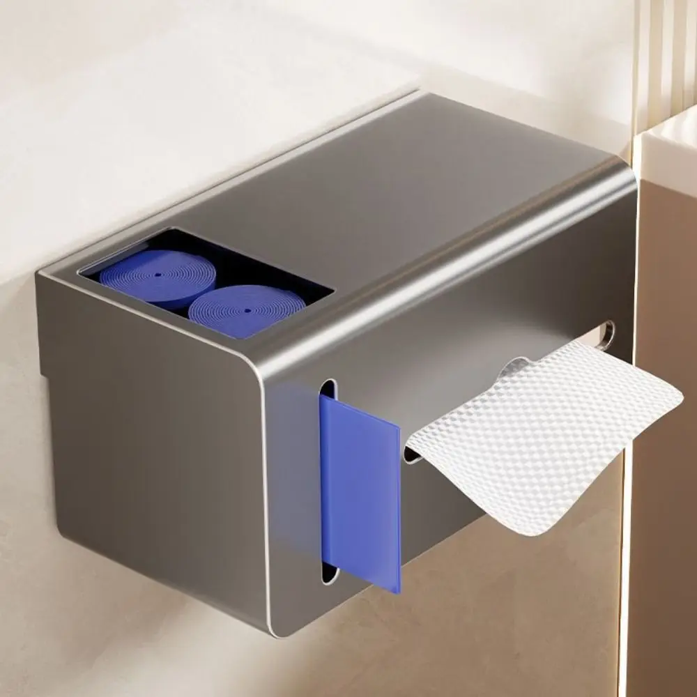 Carbon Steel Toilet Paper Holder Wall Mounted Punch Free Toilet Paper Box with Trash Bag Holder Waterproof Tissue Rack Home
Carbon Steel Toilet Paper Holder Wall Mounted Punch Free Toilet Paper Box with Trash Bag Holder Waterproof Tissue Rack Home