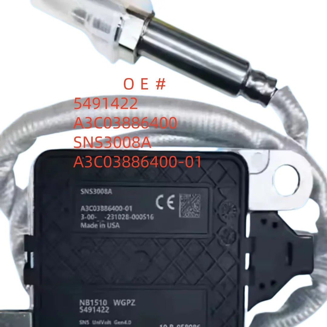 High quality 5491422 A3C03886400 SNS3008A A3C03886400-01 Nitrogen Oxide Sensor NOx Sensor For Cummins
High quality 5491422 A3C03886400 SNS3008A A3C03886400-01 Nitrogen Oxide Sensor NOx Sensor For Cummins