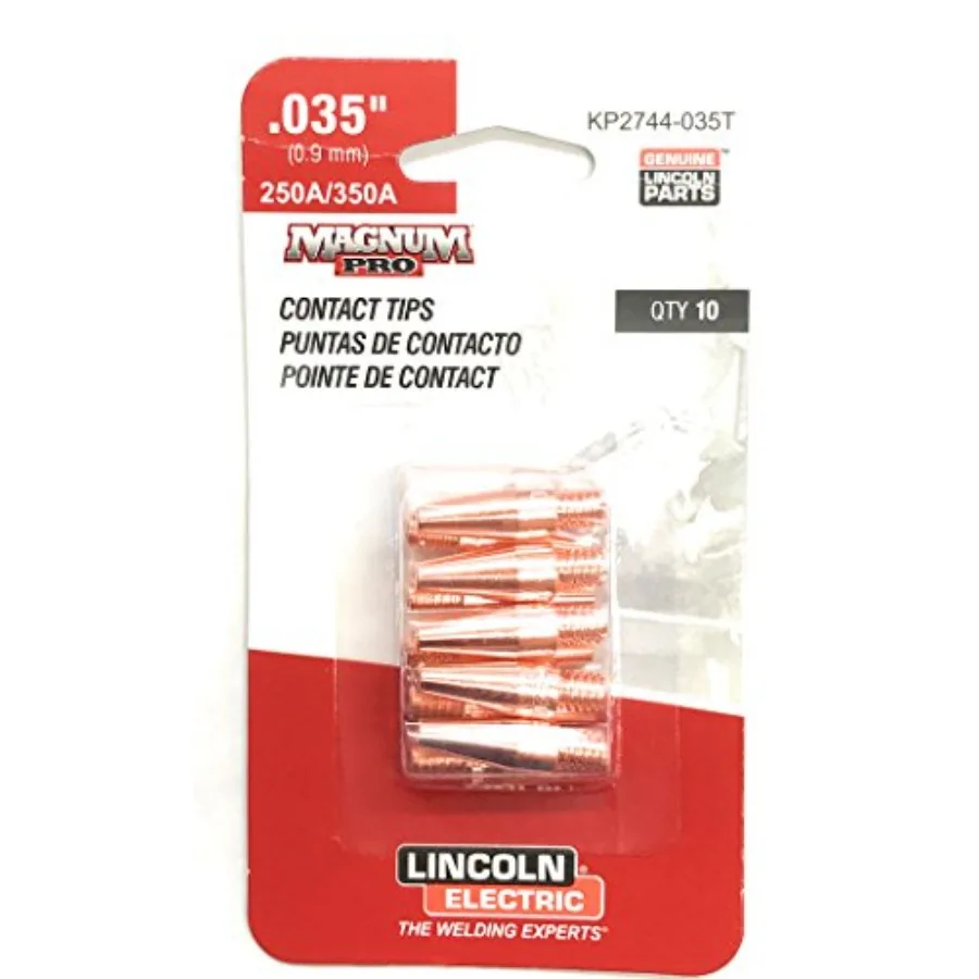 Co Tip Contact 350A Tapered.035 0.9Mm 10/Pk, KP2744-035T
Co Tip Contact 350A Tapered.035 0.9Mm 10/Pk, KP2744-035T