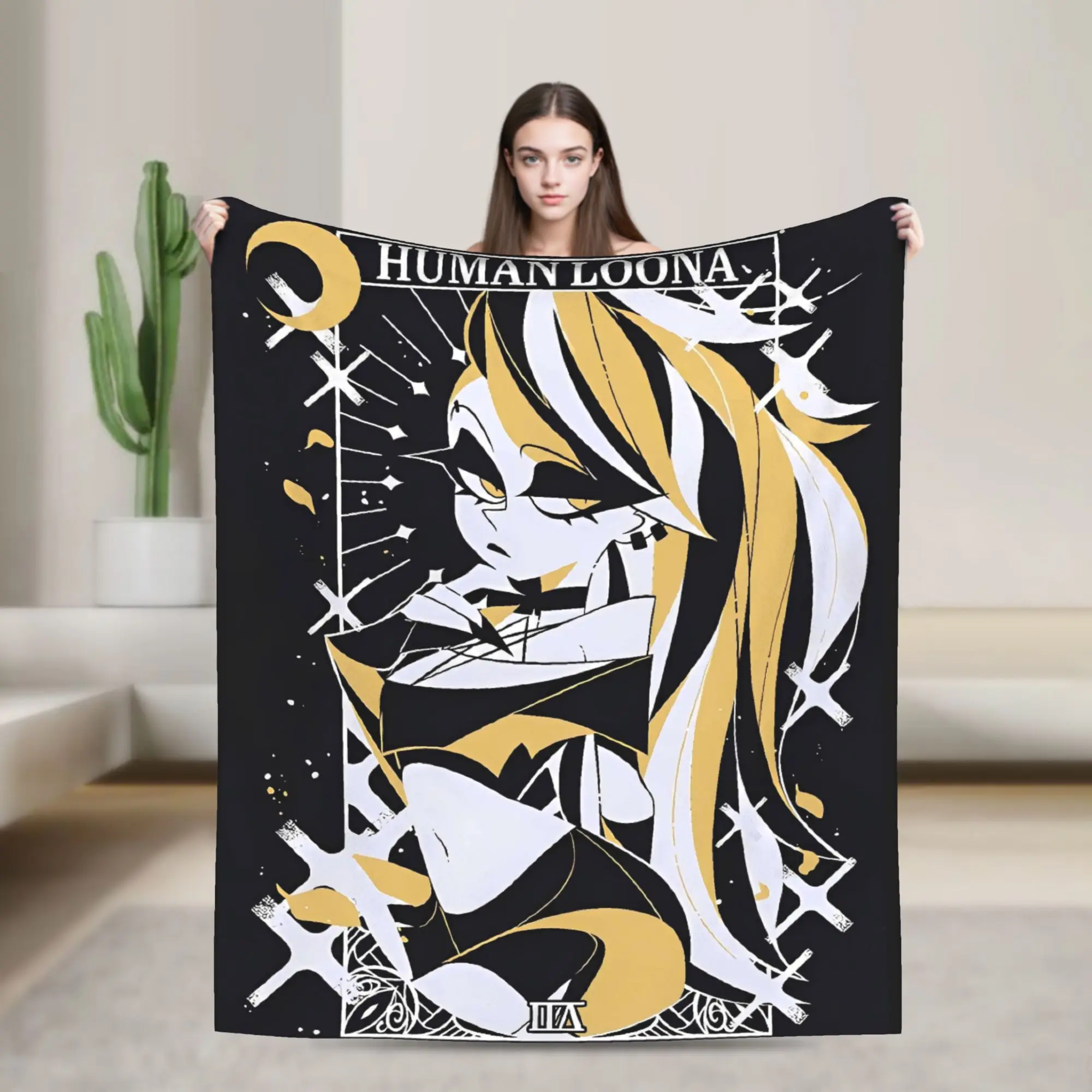 Helluva Boss Loona Blankets Travel Office Flannel Bedding Throws For Couch Chair Soft Custom DIY Quality Bedspread Gift
Helluva Boss Loona Blankets Travel Office Flannel Bedding Throws For Couch Chair Soft Custom DIY Quality Bedspread Gift