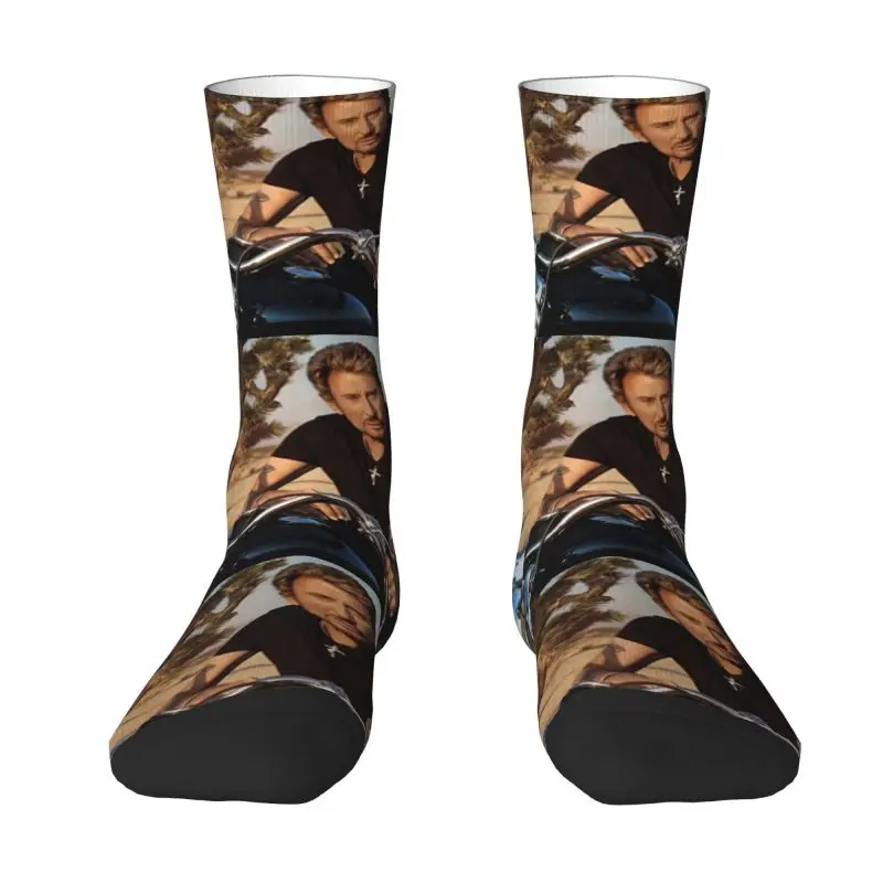 Fashion Mens Johnny Hallyday--Rock Singer French Dress Socks Unisex Comfortable Warm 3D Printed Crew Socks
Fashion Mens Johnny Hallyday--Rock Singer French Dress Socks Unisex Comfortable Warm 3D Printed Crew Socks