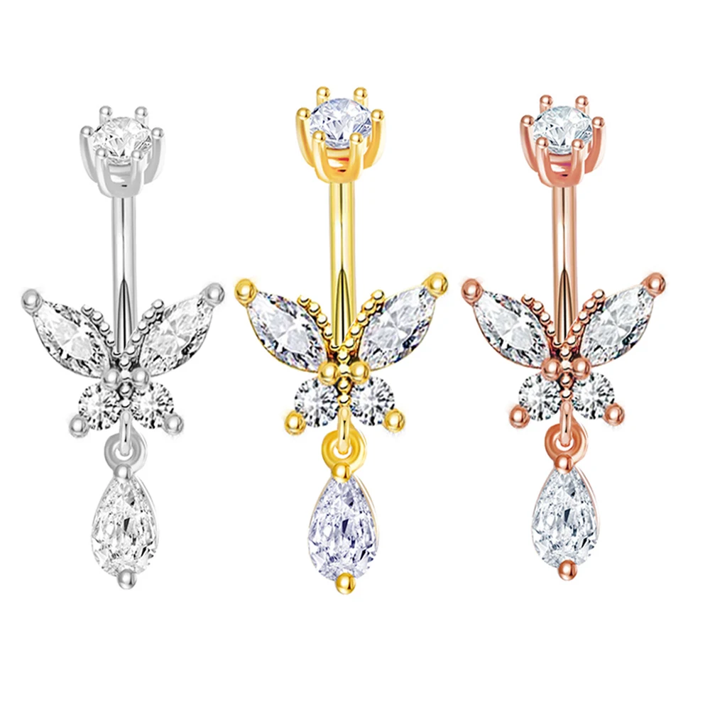 Luxury Crystal Flower Navel Ring 316L Stainless Steel Green Flowers Women Belly Button Ring Navel Piercing Jewelry wholesales mi
Luxury Crystal Flower Navel Ring 316L Stainless Steel Green Flowers Women Belly Button Ring Navel Piercing Jewelry wholesales mi
